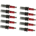 10 Adet D8TC Elektrot Bujisi, 125 Motosiklet 110 Pedallı Araba Aksesuarları Için 3 Elektrotlu Yarış Bujisi (Yurt Dışından) - Set
