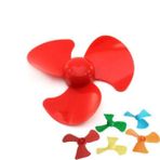 10 Adet DC Motor için Deney Motoru Pervanesi Mini Plastik Pervane