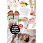 10 Adet Detoks Ayak Bakım Pedi - 10 Parça Detoks Ayak Bandı