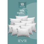 10 Adet Diamant Plus Kılıflı Fermuarlı Yıkanabilir Antialerjik Silikon Elyaf Yastık 50x70cm 800 gr