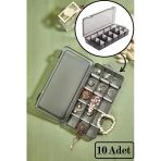 10 Adet Fume 15 Bolmeli Ayarlanabilir Bolmeli Duzenleyici Taki Boncuk Ilac Yuzuk Kutusu Organizer