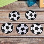 10 Adet Futbol Nakış Yamaları Sırt Çantası Giyim Aksesuarları Yama Çıkartma Rozeti