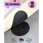 10 Adet Halı Kaydırmaz Cırt Cırt, Güvenli ve Pratik Sabitleyici Seti - Mercan - Seçenek 1