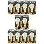 (10 Adet) Heka 6W (51W) 6500K (Beyaz Işık) E27 Duylu (Kalın Duy) Led Şeffaf Ampul