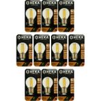 (10 Adet) Heka 6W (51W) 6500K (Beyaz Işık) E27 Duylu Şeffaf Led Ampul