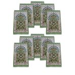 10 Adet Kadife Ravza Desenli Seccade