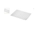 10 Adet Kırılmaz Plastik Yer Karosu Islak Zemin Koruma Yer Izgarası 20x25 Cm Şeffaf Renk Şeffaf