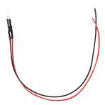 10 Adet Led ışık Yayan Diyot Kablolu çok Renkli Beyaz Kablo Kaynak Teli Lamba boncukları Için, 12V Led Lampjes 3Mm Met Weerstanden Süper ışıldayan Ledler (Beyaz saç #04)