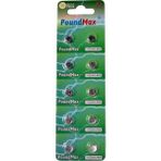 10 Adet LR44 AG13 A76, G13, L1154, SR44, G13A 1,5 V PoundMax Alkalin Düğme Pil Paketi Cıva içermeyen, sızdırmaz, uzun raf ömrü, oyuncaklar, ölçüm cihazları ve hesap makineleri için ile uyumludur