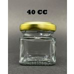 10 Adet Metal Gold Kapaklı Cam 40Cc Mini Baharat Süs Saklama Kabı Kavanozu