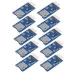 10 adet Mini TF Kart Adater Okuyucu Modülü 6pin Micro SD Bellek Depolama Ayrılma Kartı Mikro SPI Arayüz Sürücü Modülü