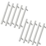 (10 Adet) Mobilya Mutfak Çekmece Dolap Kapak Kulpu Kulbu 160 Mm İnox Metal Kulp