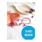 10 ADET NAZAR BONCUKLU MARTENİÇKA BİLEKLİK ŞANS ARKADAŞ SEVGİLİ EŞ ÇOCUK HEDİYE BAHAR BİLEKLİĞİ