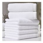 10 Adet Otel Banyo Havlusu 70x140cm %100 Pamuklu Otel Havlusu