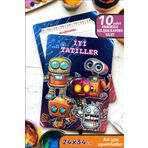 10 Adet Robotlar Temali A4 Anaokulu Ana Sinifi Gelisim Raporu Karne Kilifi Kabi Karne Susleme 24X34