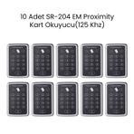 10 Adet SARKEY SR-204 EM Stand-Alone Proxmty Kart Okuyucu (125 Khz)
