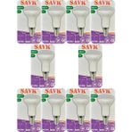 (10 Adet) Şavk 6W (37W) Beyaz Işık (6500K) E14 Duylu (İnce Duy) Led R50 Ampul