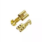 10 Adet SF1D İzolesiz Dişi Fiş Terminal Soket Kablo Ucu Metali 4.8mm Klemens