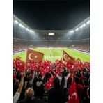 10 Adet Sopalı Türk Bayrağı 20X30 cm – Raşel Kumaş, Çift Dikiş, Dayanıklı Küçük Ebat - --