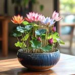 10 Adet Tohum Nadir Asya Karışık Lotus Nilüfer Çiçeği Su Zambağı Japon Çiçeği Zambak