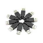10 Adet Usb 2.0 Male 4 Pin Usb Erkek Soket Plastik Kapaklı Usb Fiş Konektör Dıy