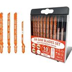 10 adet/1 takım yapboz bıçakları ahşap kesici testere bıçağı T111C T144D T119BO T101B ahşap plastik yumuşak ağaç Sunta kesme güç aracı testere bıçağı