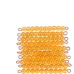 10 Altın Boncuk Stili Montessori Malzemeler Matematik Oyuncakları Turuncu Altın Renkli Plastik Inciler Renkli Boncuk Merdiveni Altın Boncuklar Sayılar Sayıları Okul Öncesi Eğitim (Yurt Dışından) - Beyaz