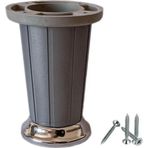 10 Cm Atena Plastik Dolap, Kanepe, Koltuk, Baza Ayağı, Mobilya Ayağı Krom