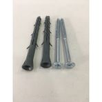 10 CM Dübel 10 CM Vida 5'Li Set
