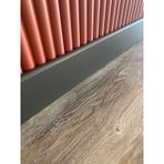 10 cm Düz Antrasit Pvc Kaplama Parke Süpürgelik