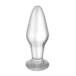 10 cm Pürüzsüz Cam Anal Tıkaç