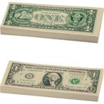10 Deste 100 Adetlik 1 Dolar Geçersiz Sahte Düğün Para Nişan