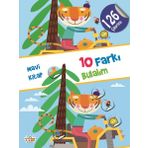 10 Farkı Bulalım - Mavi Kitap - 126 Çıkartma - 0-6 Yaş Yayınları