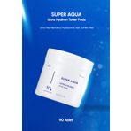10 Farklı Hyalüronik Asit Kompleksi İçeren Arındırıcı Tonik Pad Super Aqua Ultra Hyalron Toner Pads