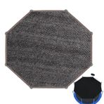 10 Ft Trampolin Gölge Örtüsü - Su Geçirmez Trampolin Çadır Örtüsü | Katlanabilir Güneş Koruması Gölgelik Tente Gölgelik Bezi | 8 Direk Için Açık Hava Güneş Koruması Gölgelik