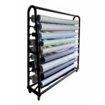 10 Katmanlı Vinil Sarma Saklama Arabası - Vinil Rulolar, Deri, Cam Filmi ve Duvar Kağıdı için Çift Taraflı Rolling Organizer - Ağır Hizmet Tipi Çelik, Ticari Kullanım için Mükemmel