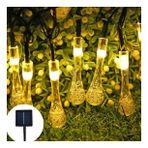 10 Led 2 Metre Sarı Kristal Su Damlası Güneş Enerjili Led Işık Solar Bahçe Ağaç Lamba Aydınlatması Tg-V 10806