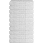 10 Lu El Yüz Otel Havlusu 50 x 90 cm Beyaz 16/1 Aksoft 225 gr - 50 x 90 cm