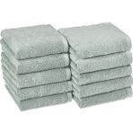 10 Lu El Yüz Otel Havlusu 50X85 cm Renkli 16/1 Avs 200 gr - Gri - 50 x 85 cm