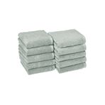 10 lu El Yüz Otel Havlusu 50x85 Cm Renkli 16/1 Avs 200 Gr Gri