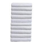 10 Lu El Yüz Otel Havlusu 50X90 Cm Beyaz 20/2 Ring 250 Gr