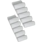 10 lu Otel Ayak Havlusu Bukle Ayak İzli 50x70 Cm Beyaz 12/1 Avs 200 Gr