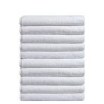 10 Lu Otel Banyo Havlusu %100 Pamuklu 70X150 Cm Beyaz 20/2 Ring 500 Gr