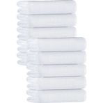 10 Lu Otel Banyo Havlusu Pamuklu 70 x 150 cm Beyaz 20/2 Ring 600 gr - 70 x 150 cm