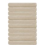 10 lu Otel Banyo Havlusu Pamuklu 70X145 Cm Renkli 16/1 Avs 440 Gr Kahve