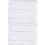 10 Lu Otel Banyo Havlusu Pamuklu 90X150 Cm Beyaz 16/1 Avs 580 Gr