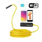 10 M Sarı Sert Tel 1200 Piksel 2 Mp Endoskop Wifi Yılan Kamera