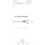 10 Metre 2 X 1.5 Mm Cca Ttr Çok Telli Elektrik Kablosu