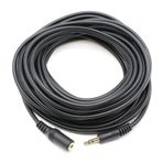 10 Metre 3.5 mm Kulaklık Ekleme Uzatma Kablosu Dişi Erkek Stereo