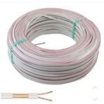 10 metre Elektrik Hoparlör Kablosu, 2x0,75 Çiftli Kablo, Tesisat Kablosu, Beyaz